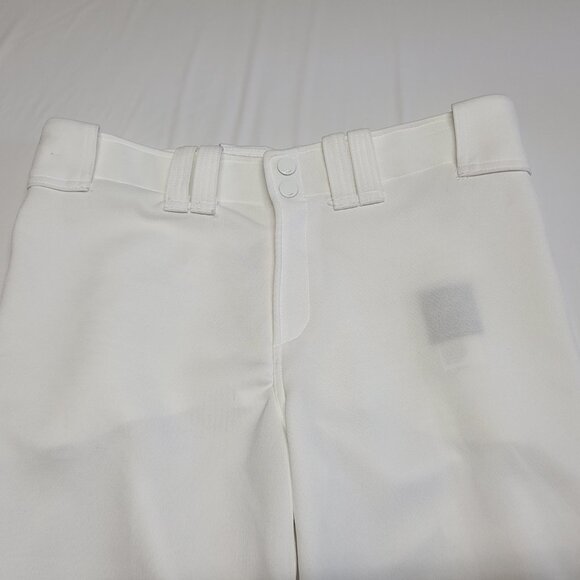 Mizuno Performance Softball Pants Womens Medium Quilted Padding Belt Loop White - Picture 2 of 15